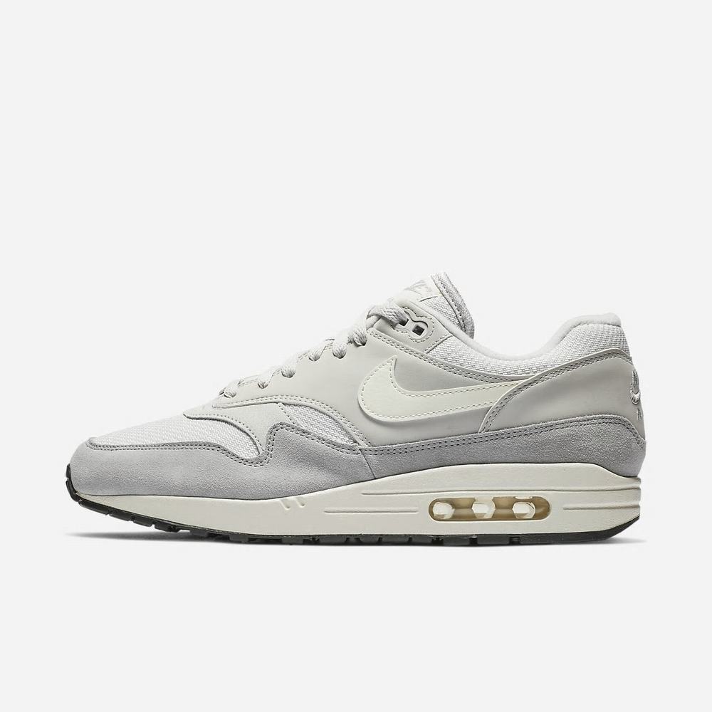 Sneakers Nike Air Max 1 Grise 9374-501 Vast Grey/Sail/Wolf Grey/Sail Homme | SIV-97988015